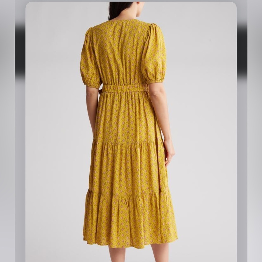 FRNCH Paris Women’s Gladys Floral Puff Sleeve Vintage Inspired Dress Size XS - Picture 2 of 14